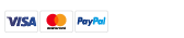 Payment icons Visa Mastercard PayPal